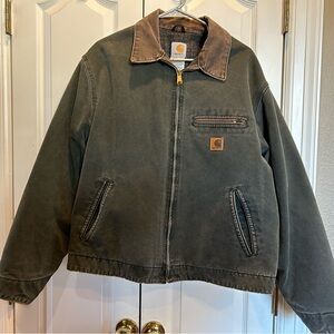 Carhartt J97 MOS men XL green Detroit jacket